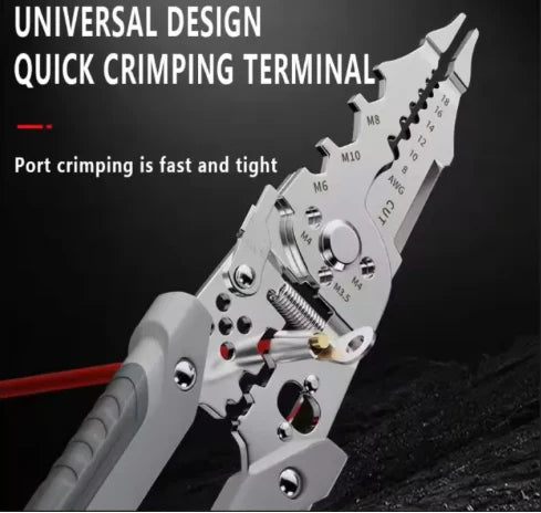 Premium 8-in-1 Automatic Wire Stripper & Crimping Tool