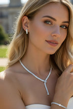 Luxury Baguette Crystal Jewelry Set