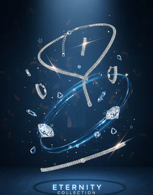 Luxury Baguette Crystal Jewelry Set